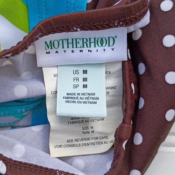 MOTHERHOOD Maternity Tankini Womens M Two Piece Bikini Swimsuit Bathing Suit - Picture 11 of 12